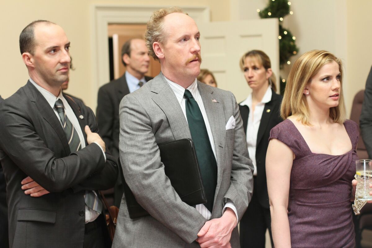 The rapid-fire wit of "Veep" and writer Armando Iannucci (of the similarly lacerating "In the Loop" and "The Thick of It") can be too acidic for binge watching, but one standout in HBO's comedy is this actor, who portrays communications director Mike McLintock. With chops honed by the same Upright Citizens Brigade that gave us Amy Poehler, Walsh keeps the depictions of D.C. ambition and incompetence at the edge of the absurd but no less biting.