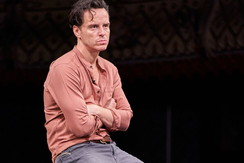Andrew Scott in the Old Vic's In Camera presentation of "Three Kings"