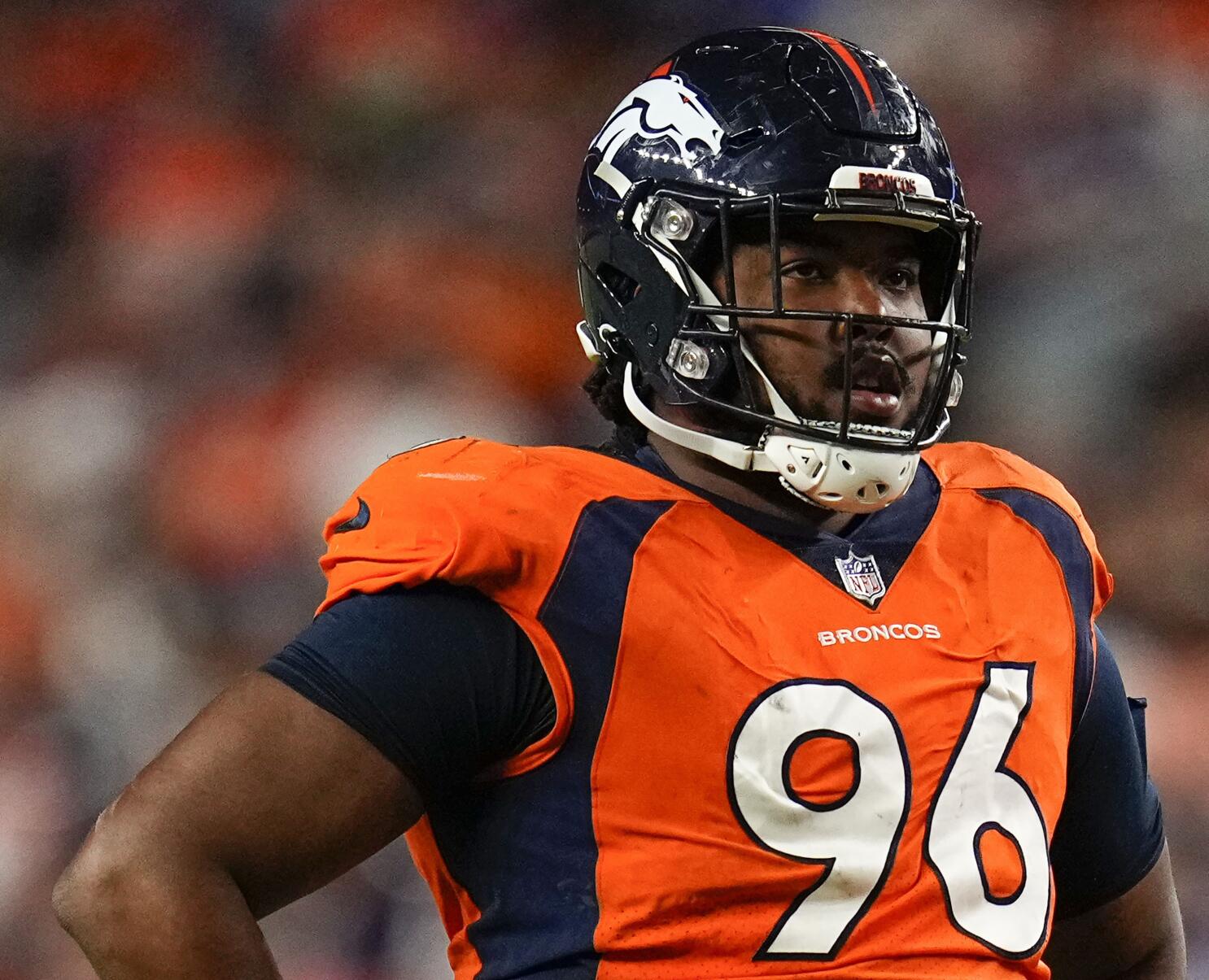 NFL suspends Broncos defensive end Eyioma Uwazurike indefinitely for  gambling on games - The San Diego Union-Tribune