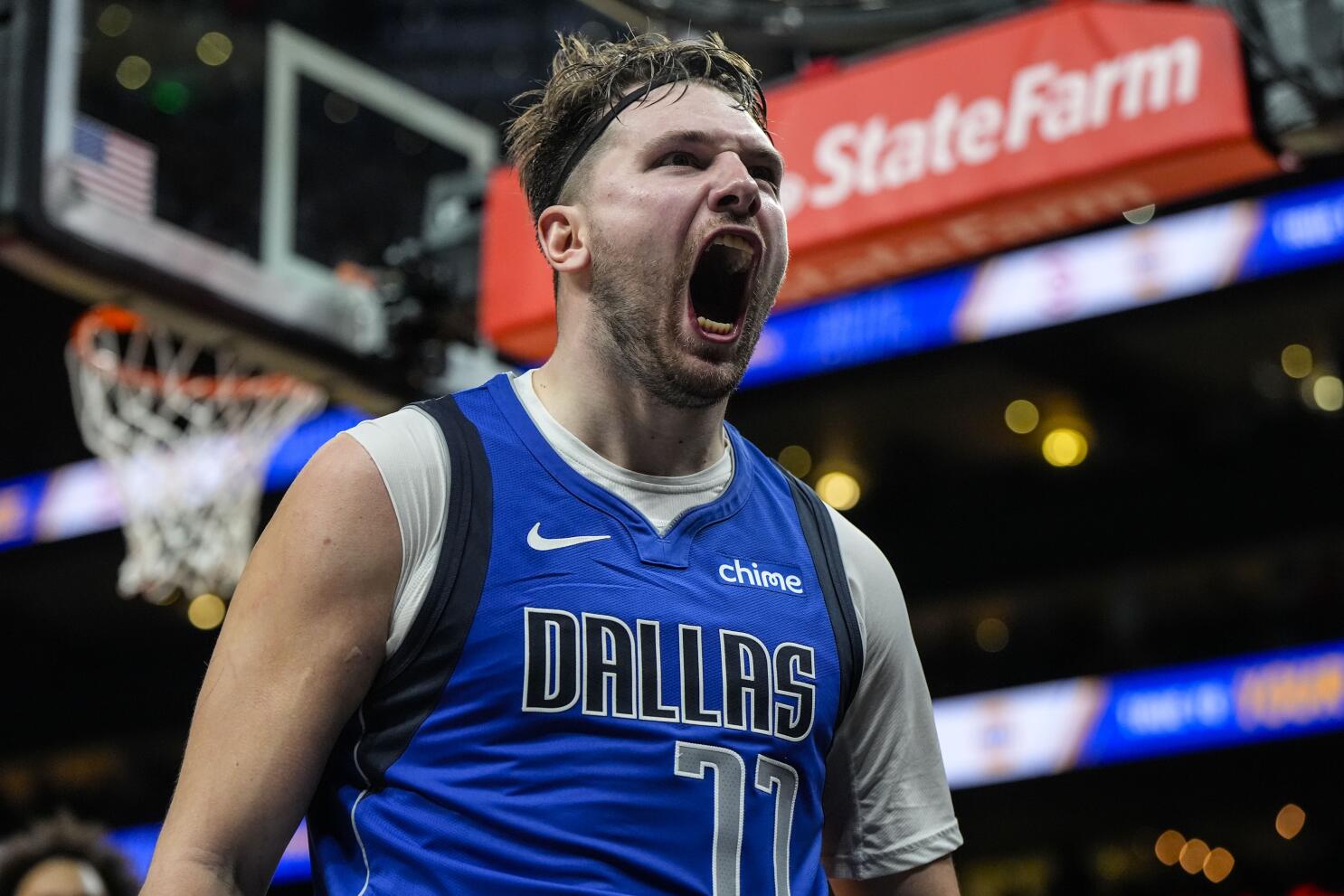 Luka Doncic scores a Dallas Mavericks record 73 points vs. Hawks - Los Angeles Times