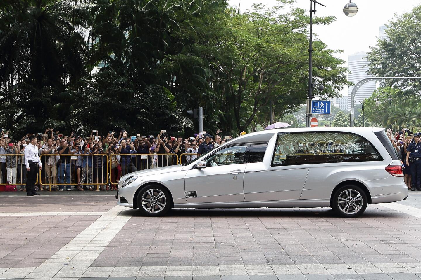 Lee Kuan Yew's hearse
