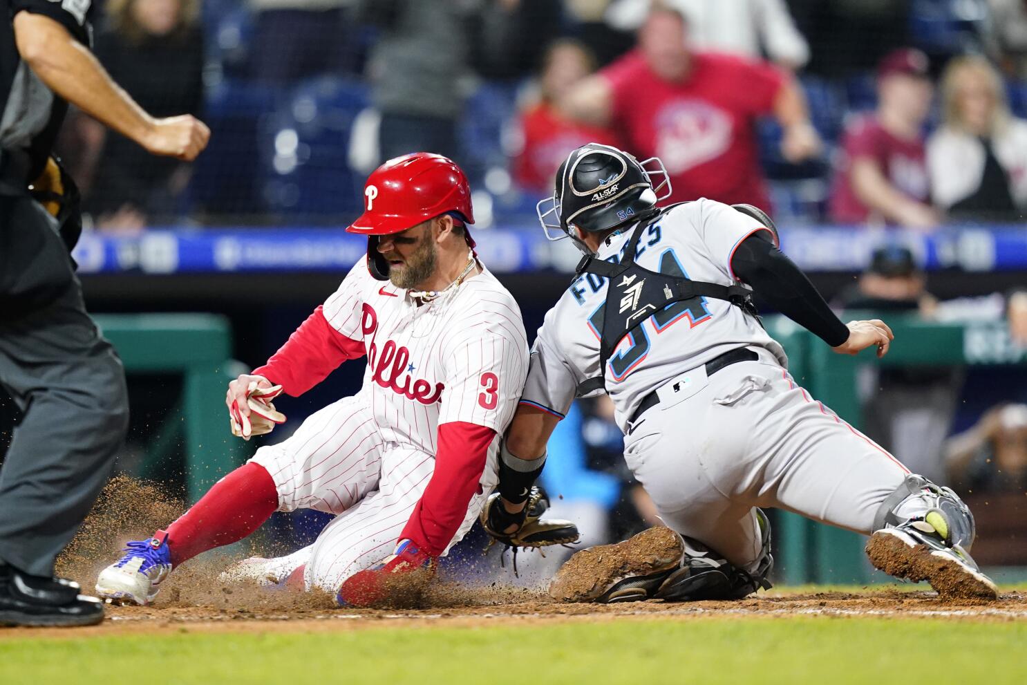 Bryce Harper on left field, 03/14/2022