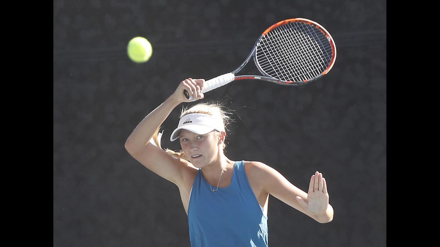 Photo Gallery: Corona del Mar vs. Beckman girls' tennis
