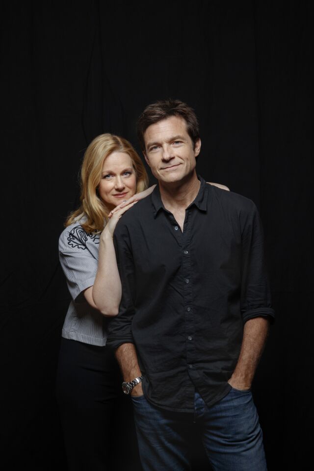Celebrity portraits by The Times | Laura Linney and Jason Bateman