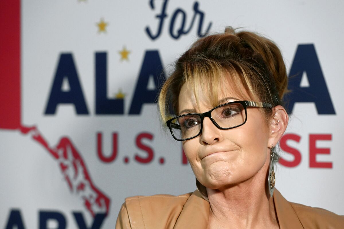 Congressional candidate Sarah Palin