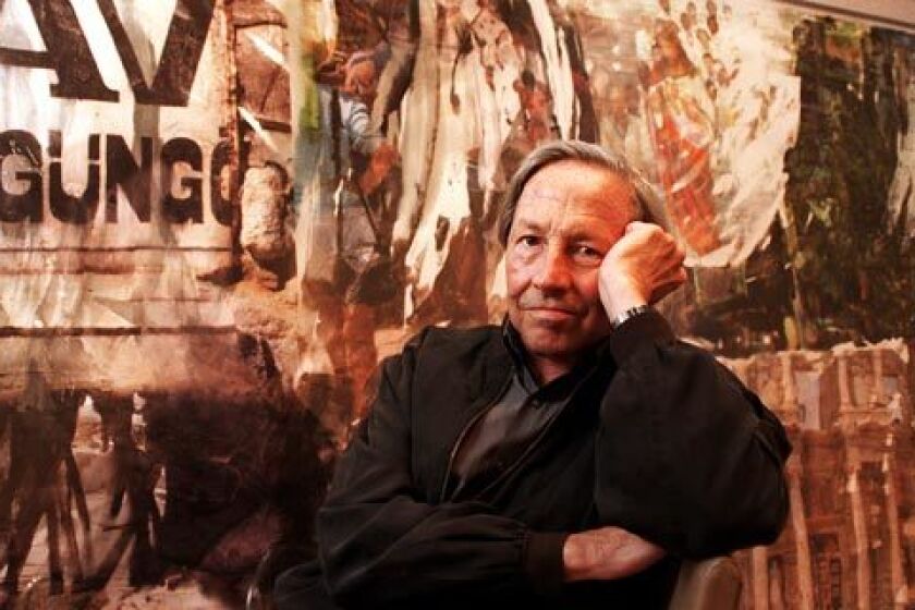 Robert Rauschenberg, one of the pioneers of pop art, in a 1996 photo.