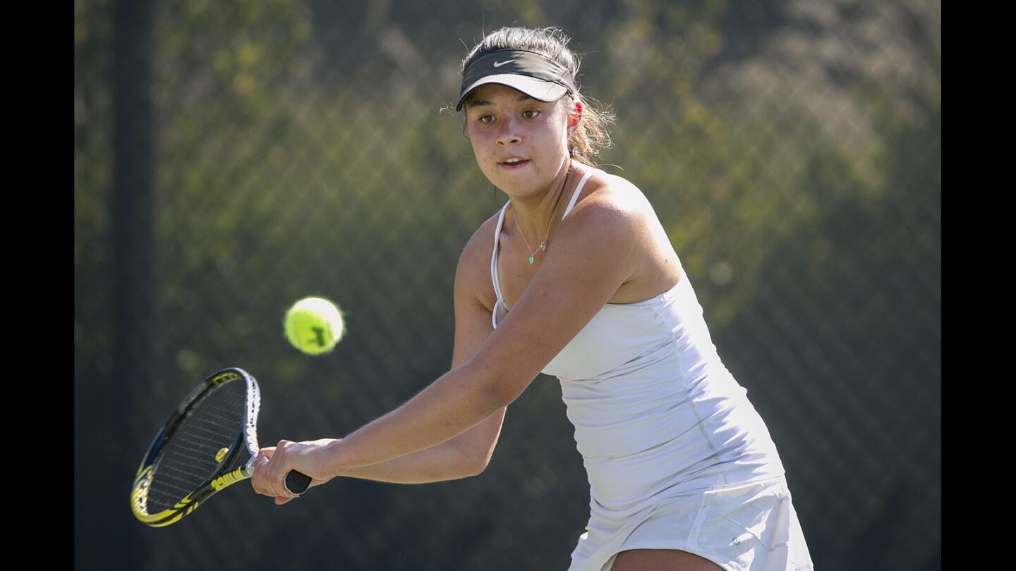 Photo Gallery: Sage Hill girls' tennis vs. Santa Margarita