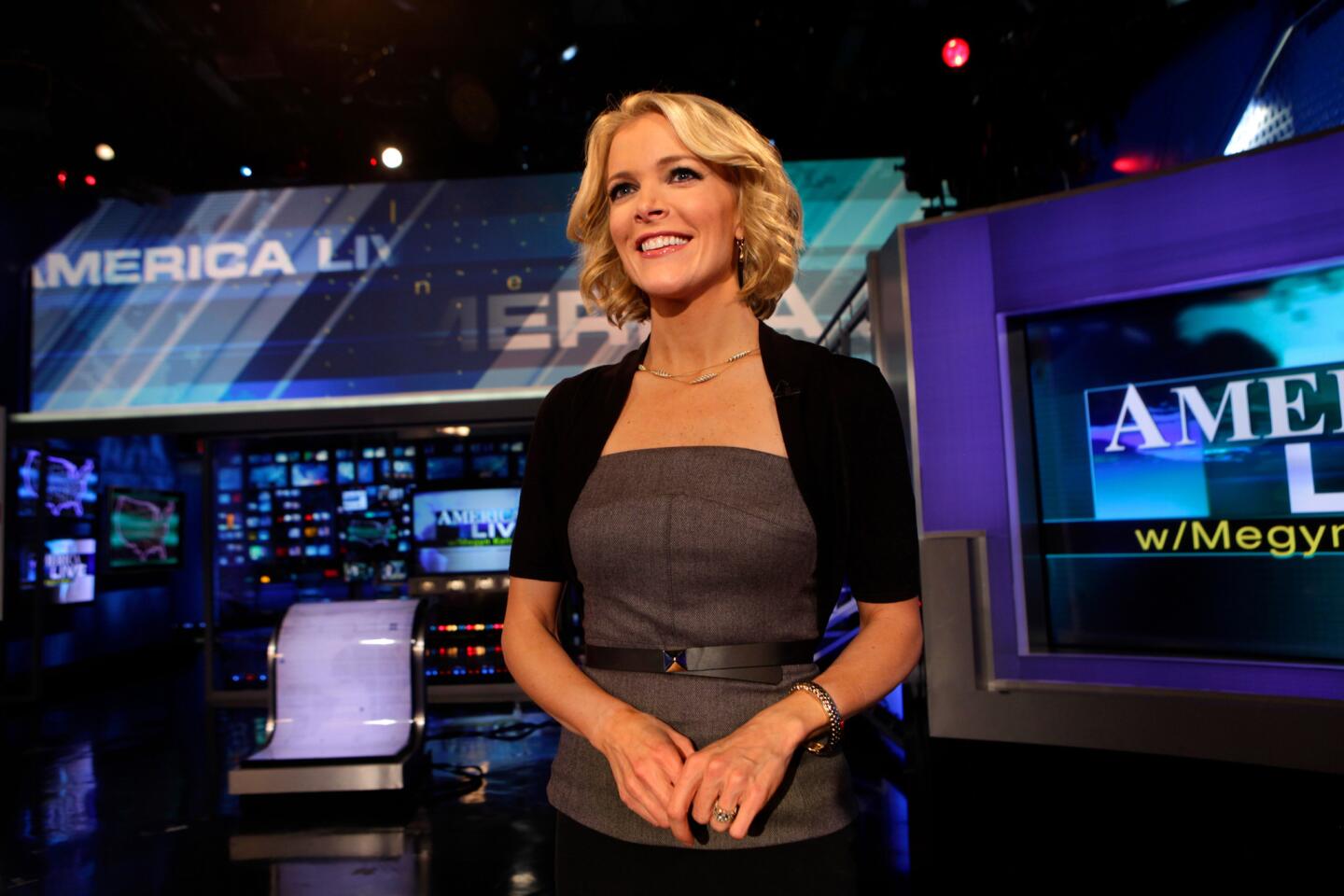 Megyn Kelly was the host of Fox News shows such as "The Kelly File" (2013-17) and "America Live" (2010-13).