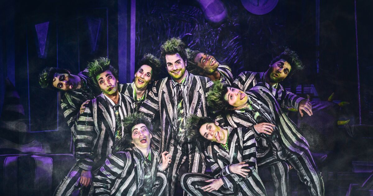 Commentary: How the ‘Beetlejuice’ musical beat bad reviews and became a Gen Z hit
