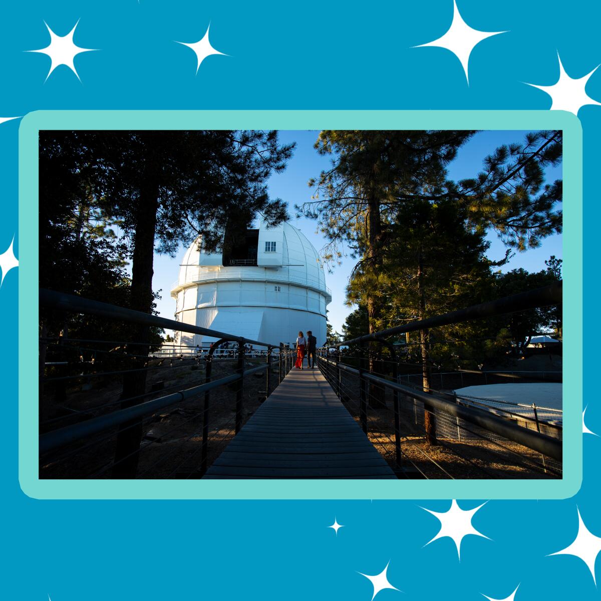 A photo of Mt. Wilson Observatory.