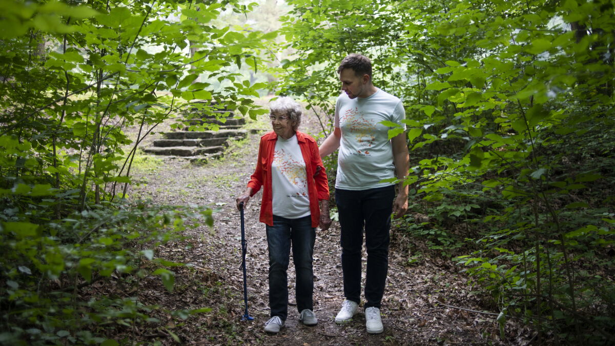 Grandson takes grandmother on a mountain mission - Vimarsana News