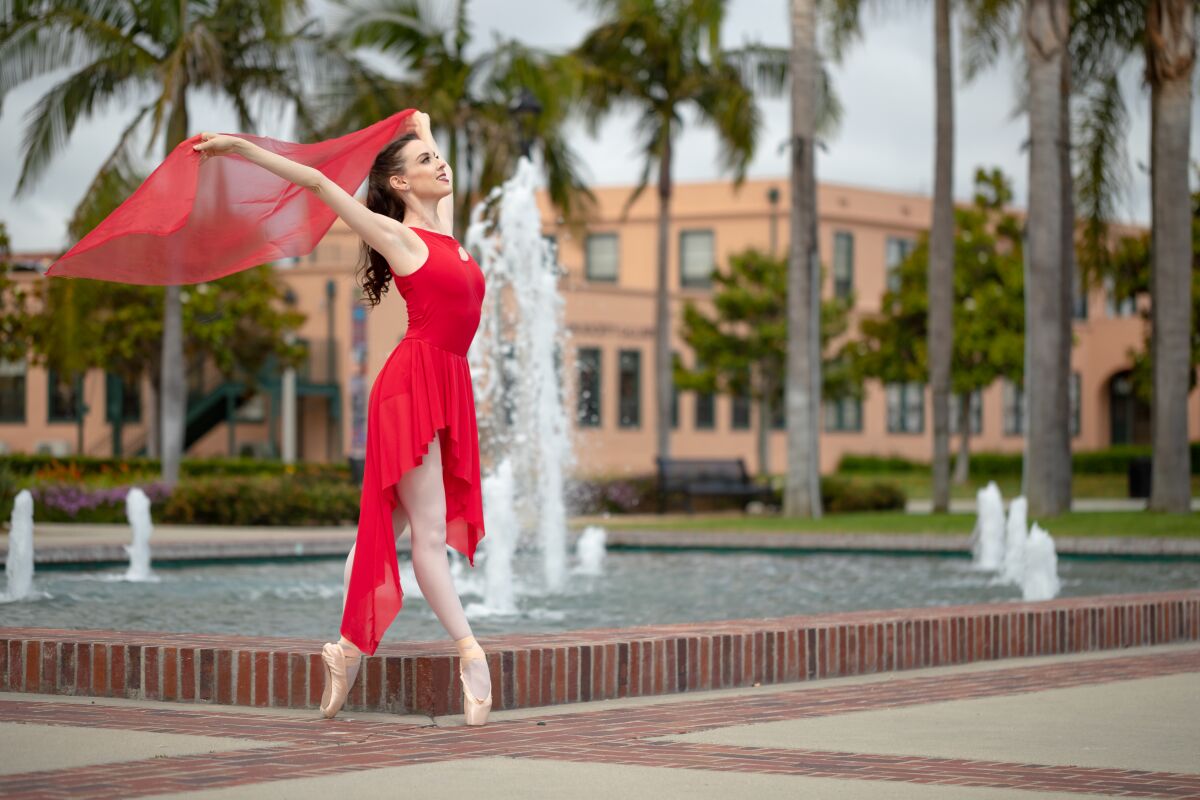 San Diego Ballet dancer Stephanie Maiorano