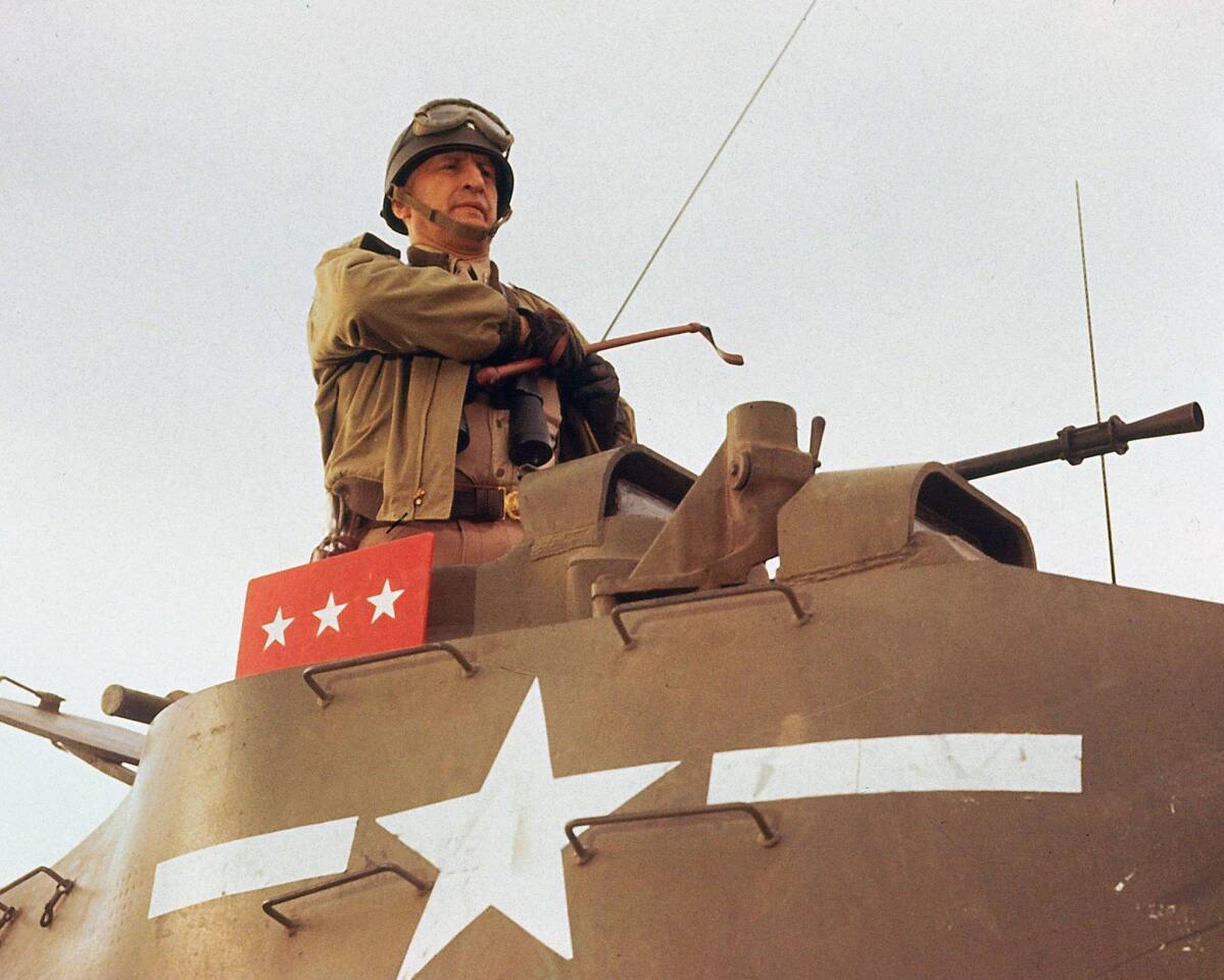 George C. Scott starred as controversial U.S. Gen. George S. Patton. The film won seven Oscars, although Scott refused to accept his lead actor award.