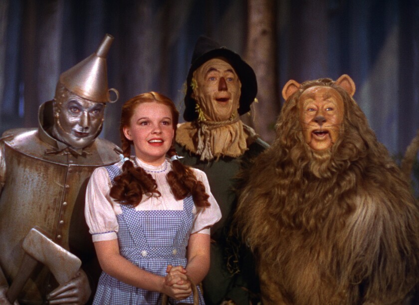 Judy Garland in "The Wizard of Oz."