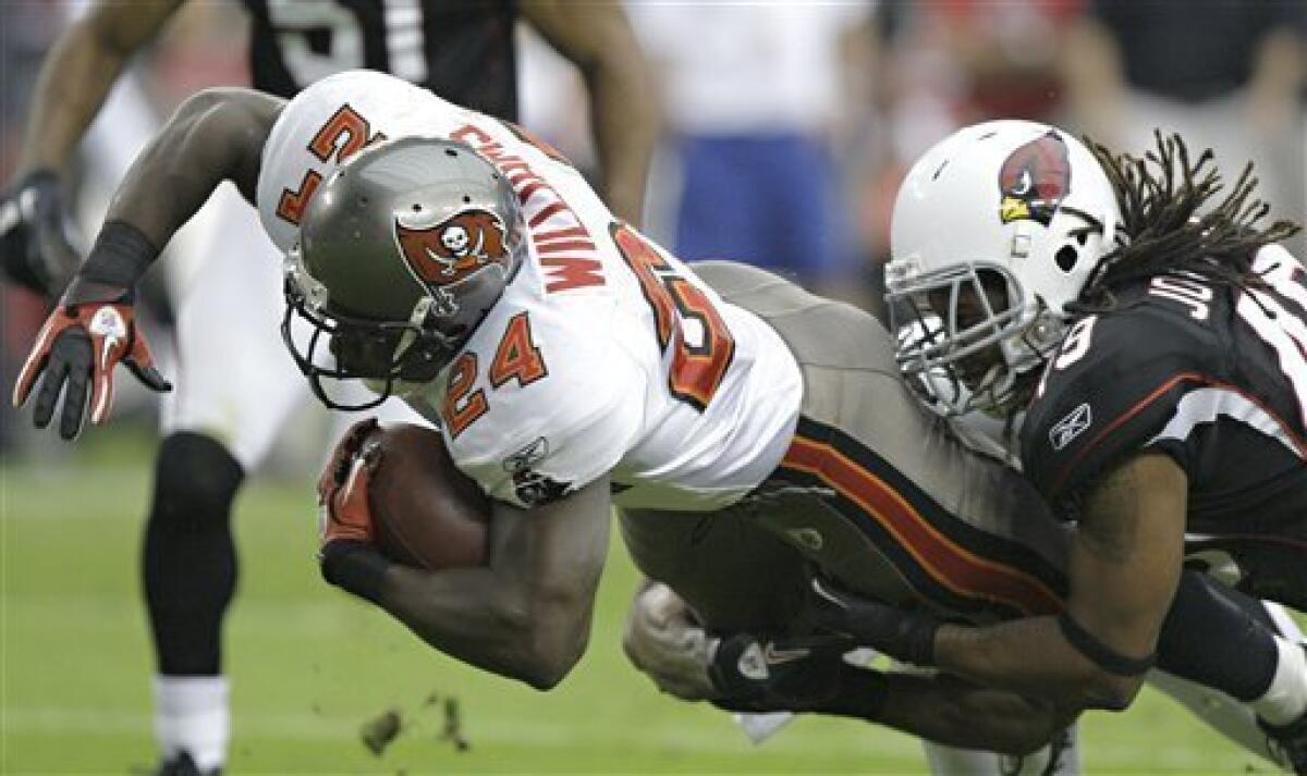 Talib's interceptions help Bucs beat Arizona 38-35 - The San Diego  Union-Tribune