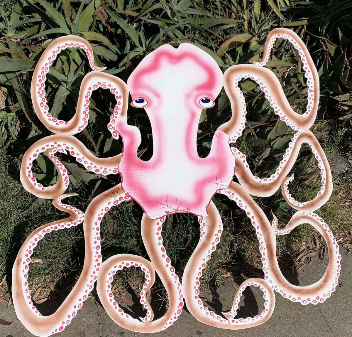 A plywoodensis of an octopus.