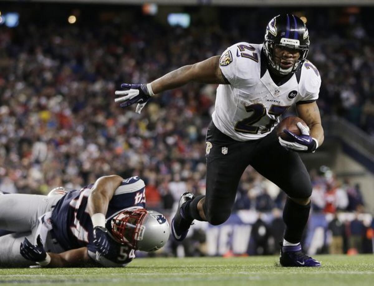 The Maryland home of Baltimore running back Ray Rice was burglarized over the weekend while he was out of town.