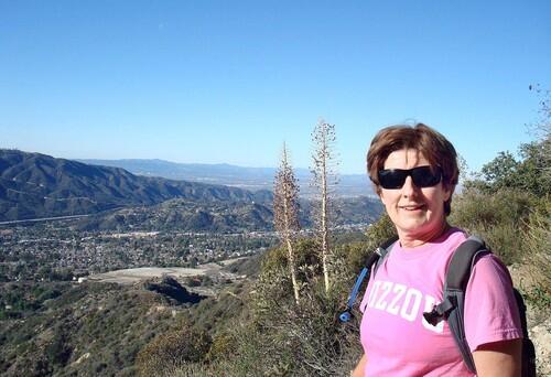 Alison Corrigan on the Crescenta View Trail.