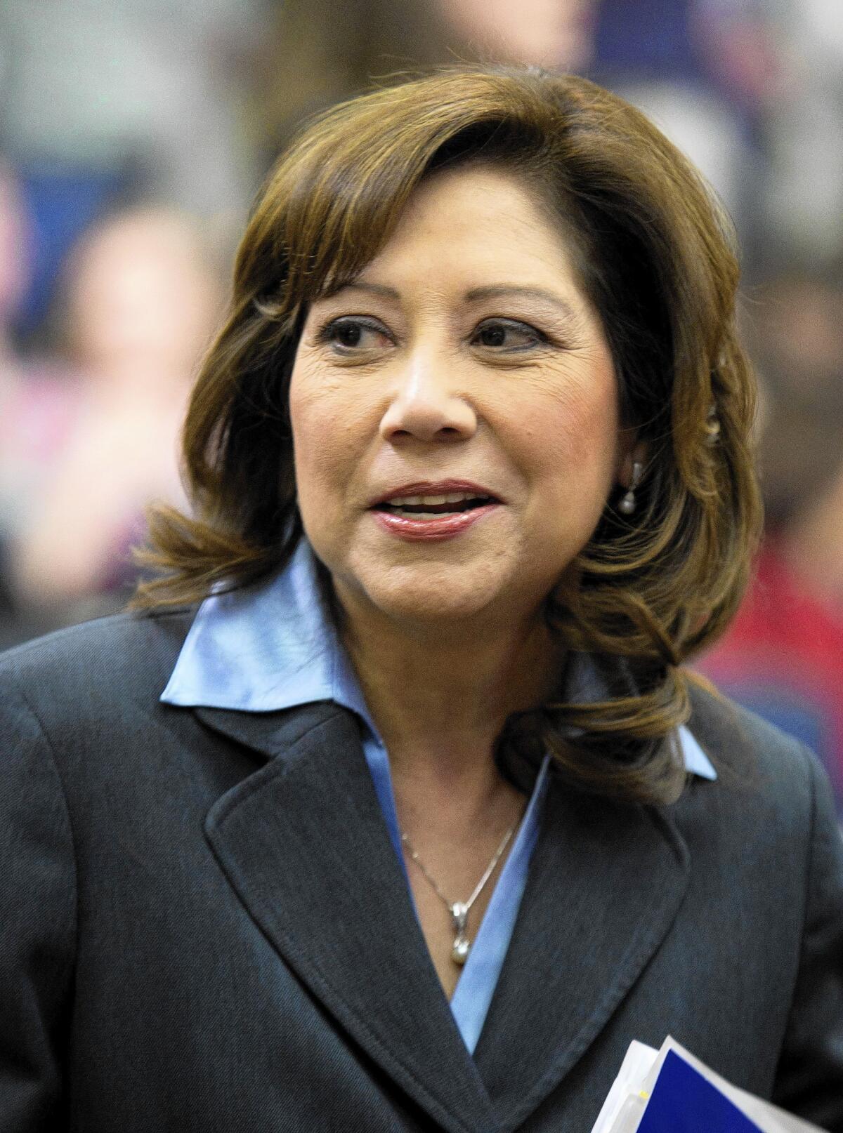 Former U.S. Labor Secretary Hilda Solis is running to succeed outgoing L.A. County Supervisor Gloria Molina.