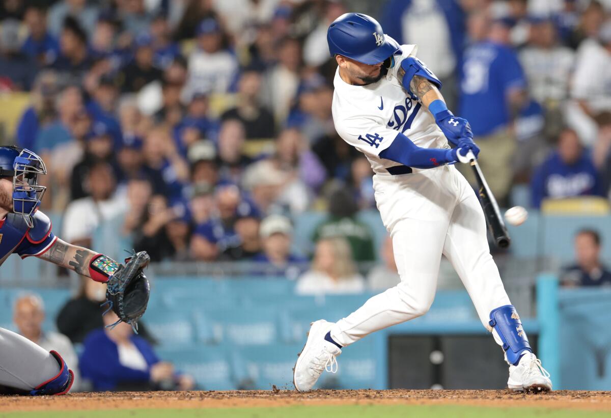 Andy Pages, Perşembe günü yedinci vuruşta Dodgers adına tek başına home run yaptı.