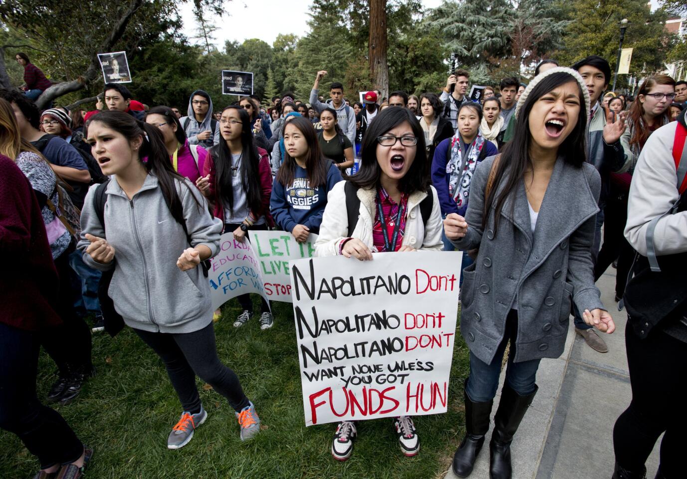 UC students protest