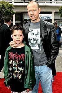 Donnie Wahlberg and his son