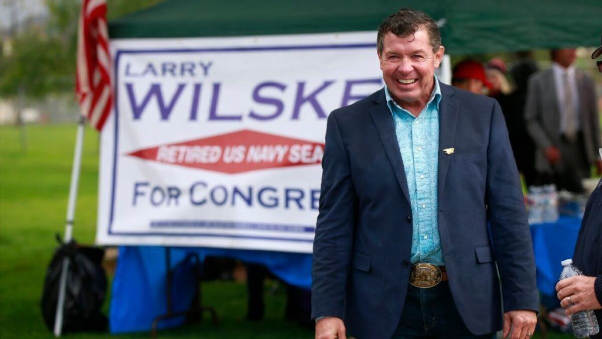 Larry Wilske, a retired Navy SEAL running for the congressional seat currently held by Rep. Duncan Hunter, has made many offensive social media postings targeting Muslims, threatening violence against the group and calling Islam a "vile faith."