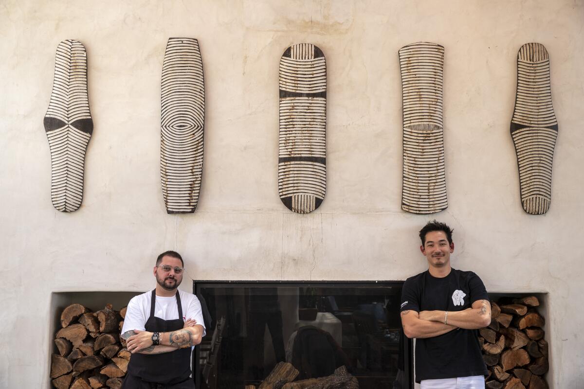 Élephante chef Phil Rubino and executive chef Thomas Lin
