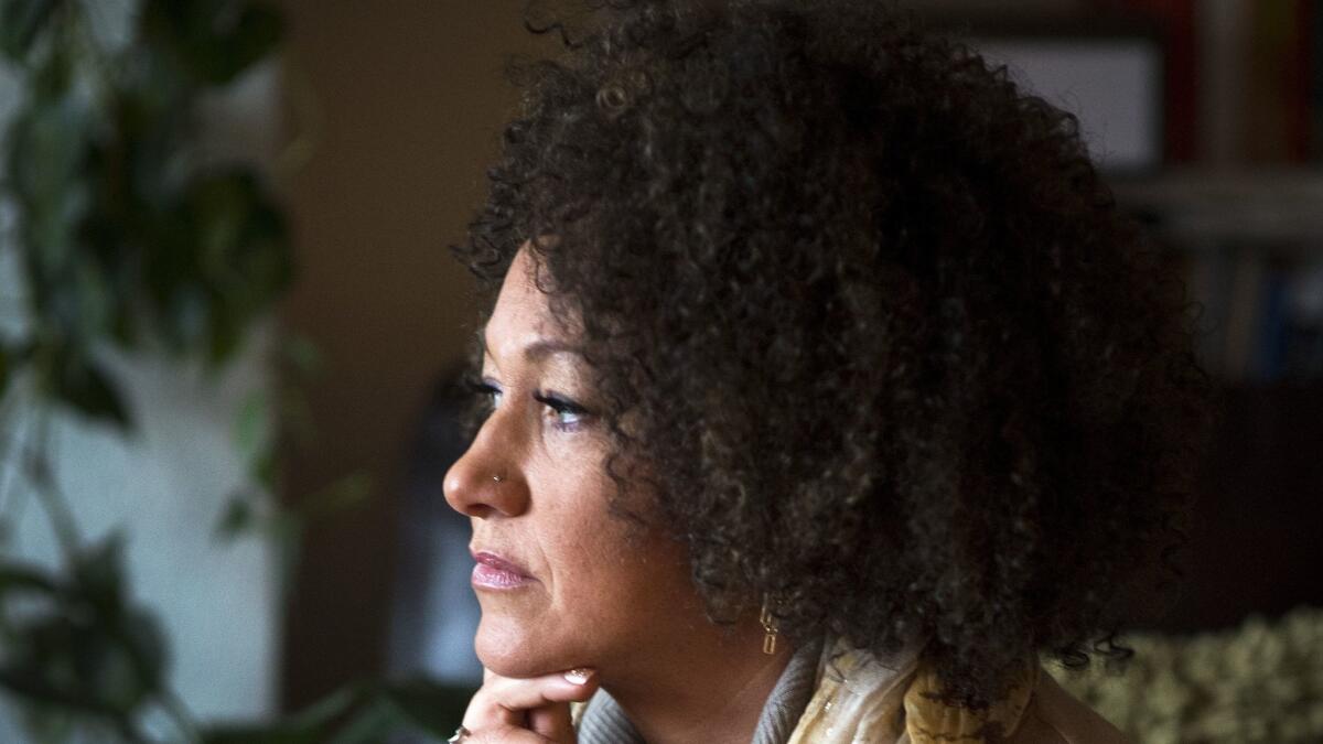 Rachel Dolezal poses for a photo on March 2, 2015. Months later allegations arose about her racial identity.