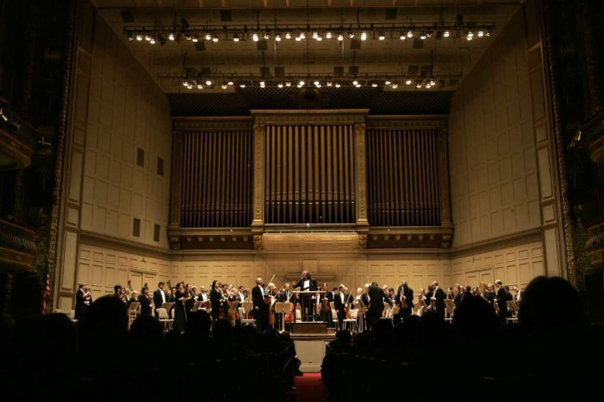 A 2005 photo of Boston Symphony Hall. The Boston Symphony claims it's "the world's largest orchestral operation," but that's debatable given the growth of the Los Angeles Philharmonic.
