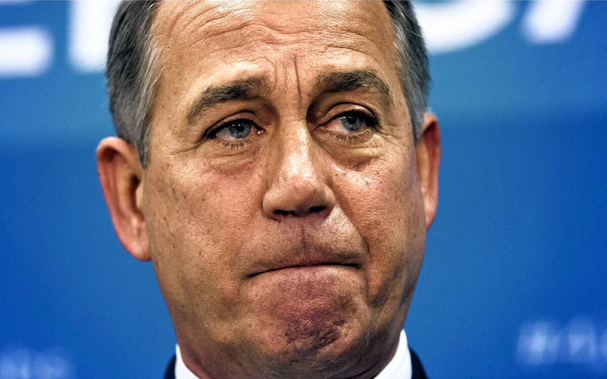 House Speaker John A. Boehner does not appear to have a backup plan if the Senate sends the funding bill back to the House without the healthcare repeal.