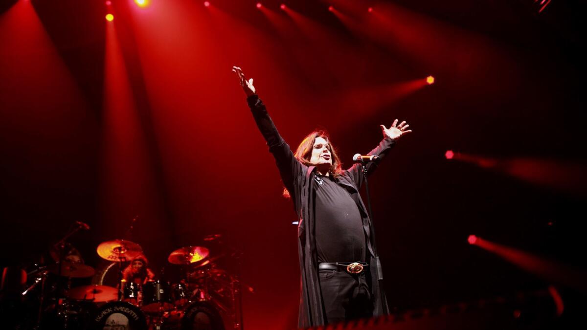 Ozzy Osbourne, seen above in Los Angeles in 2013, is bringing back Ozzfest for New Year's Eve.