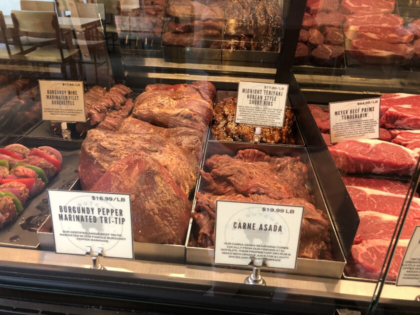House-marinated specialty meats at The Butchery in Carmel Valley.