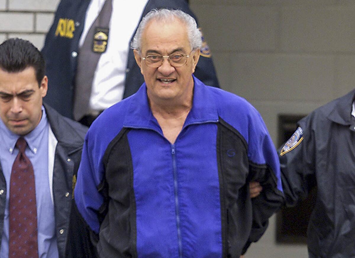 Peter Gotti after his arrest in New York in 2002.
