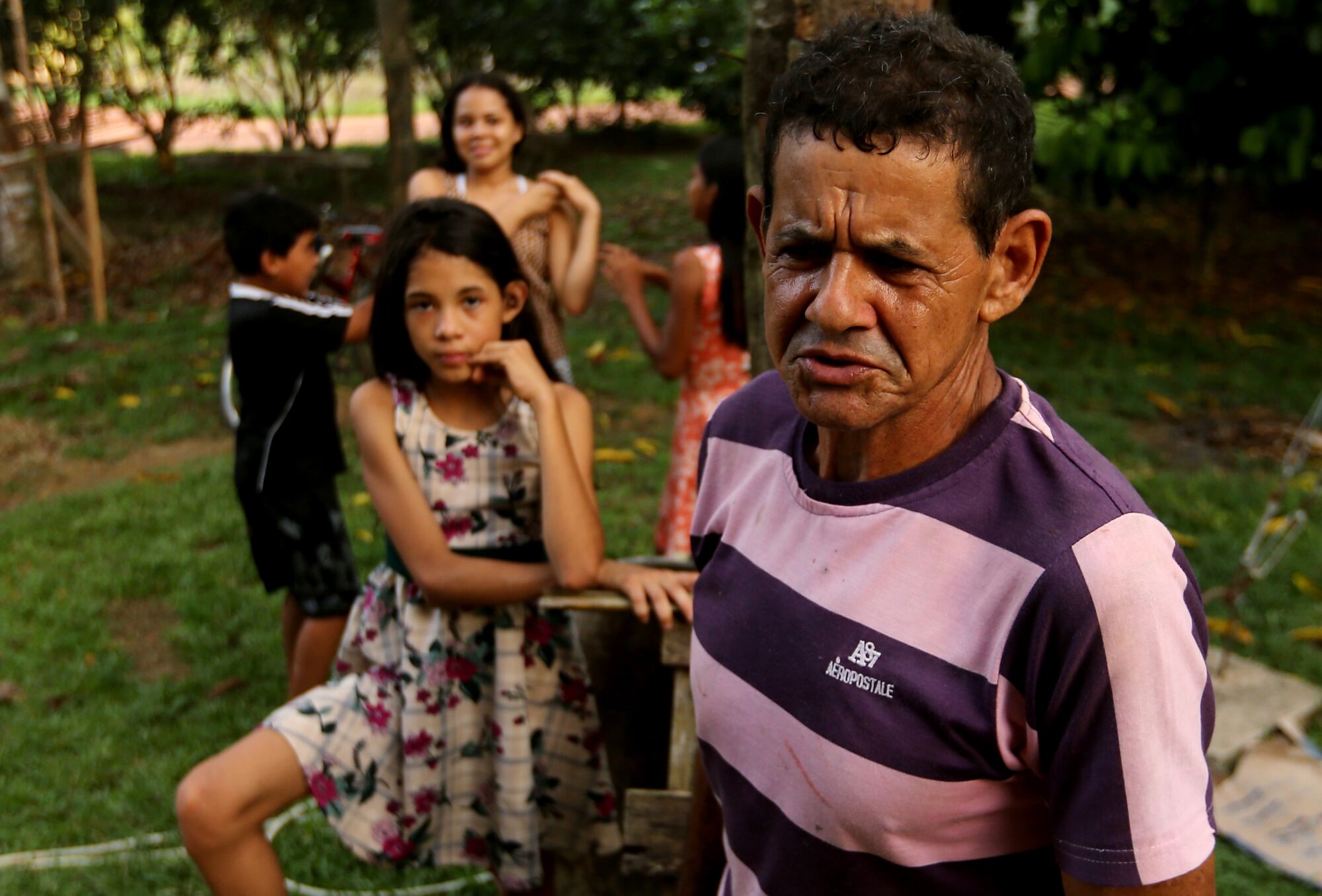 Aladino Oliveira da Costa and his daughter Darah Lady