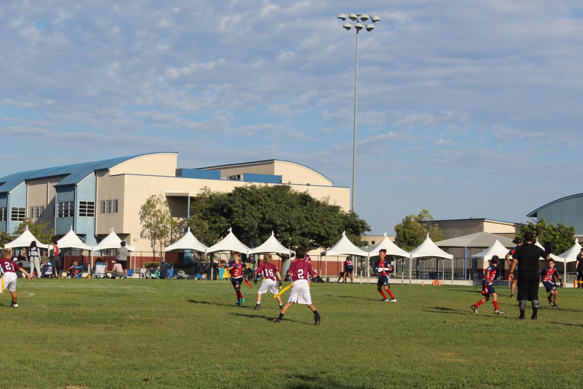 FNL in action on the new Ocean Air fields.