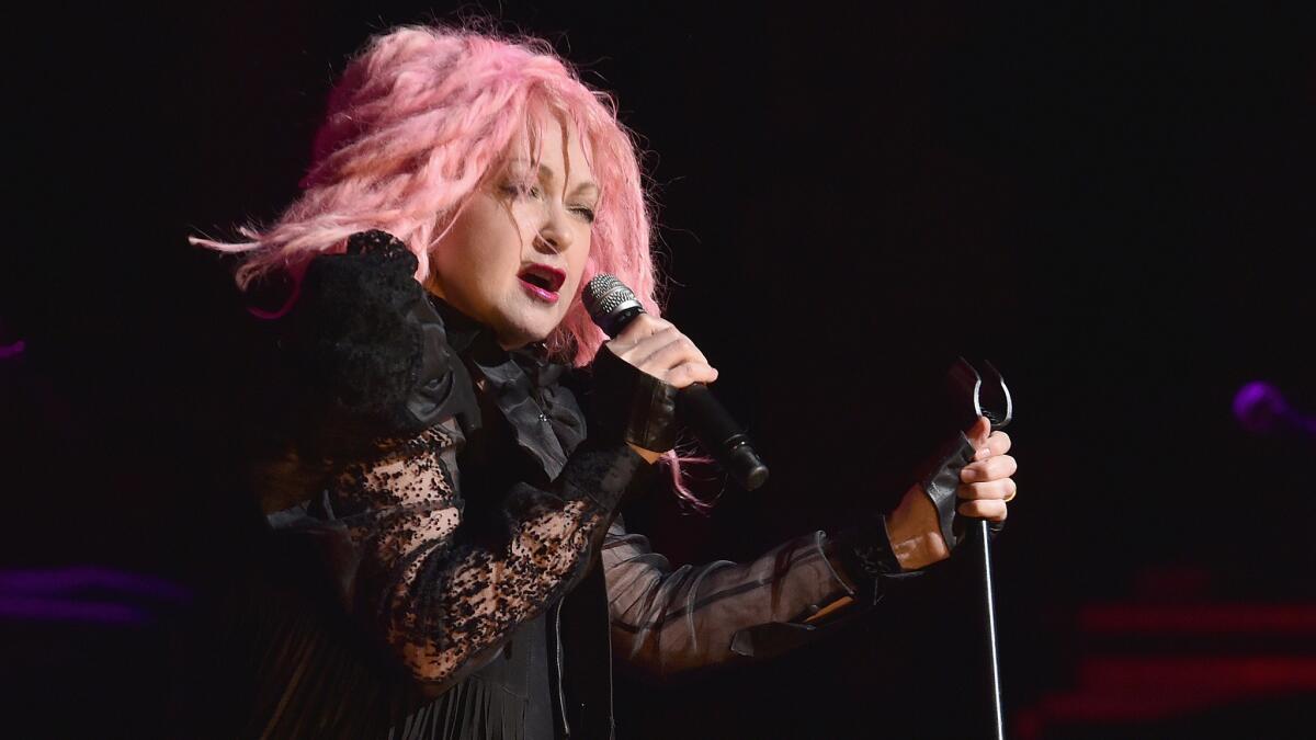 Cyndi Lauper performs in concert at the Beacon Theatre on May 25 in New York City.