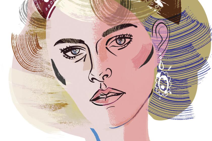 Illustration for Envelope for "Who's Counting" feature of Kristen Stewart/. CREDIT: Sarah Tanat-Jones / For The Times.