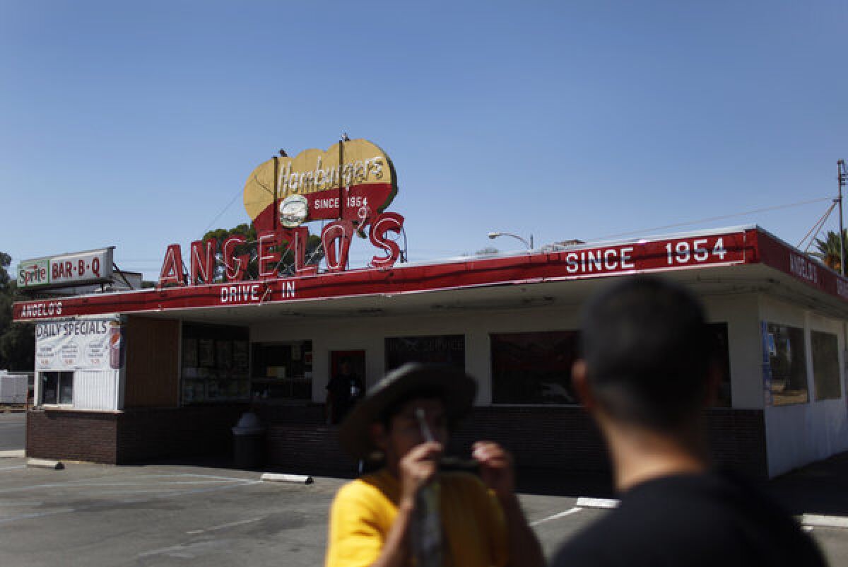Angelo's Drive-In, a Fresno institution, is set to close as the state acquires land for the high-speed rail line.
