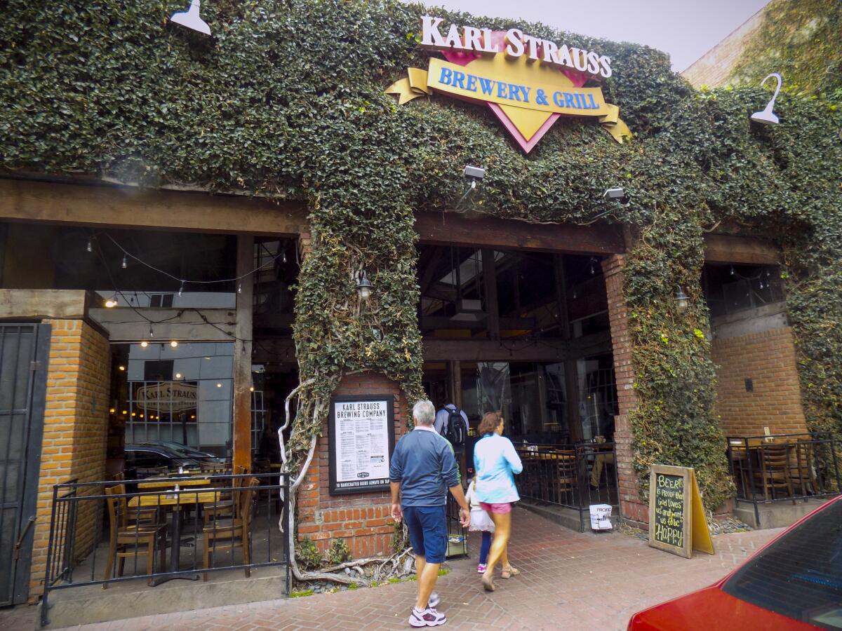 Karl Strauss Brewing Co. in downtown San Diego. (Irene Lechowitzky)