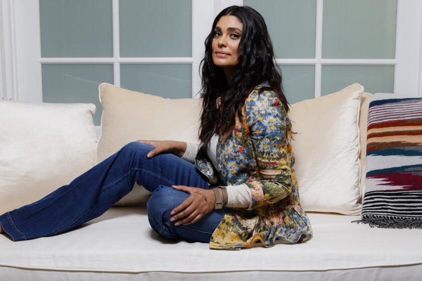 Fashion designer Rachel Roy at home in March.