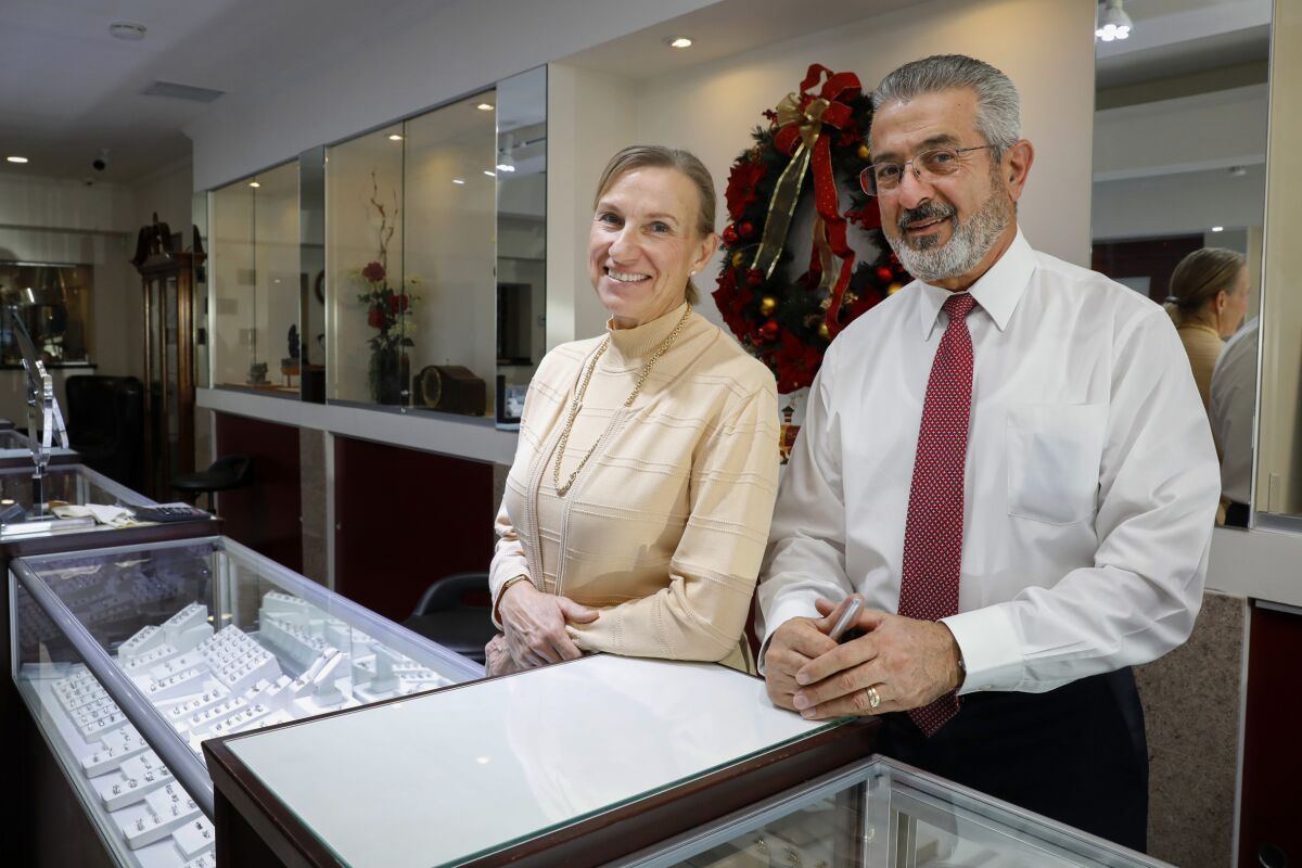 Beatrix and Pierre Farhat are the owners of Pierre Jewelers on La Mesa Boulevard.