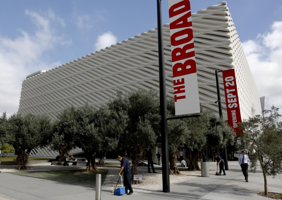 The new Broad museum on Grand Avenue in downtown Los Angeles has attracted all manner of critics -- including legions of Los Angeles Yelpers.