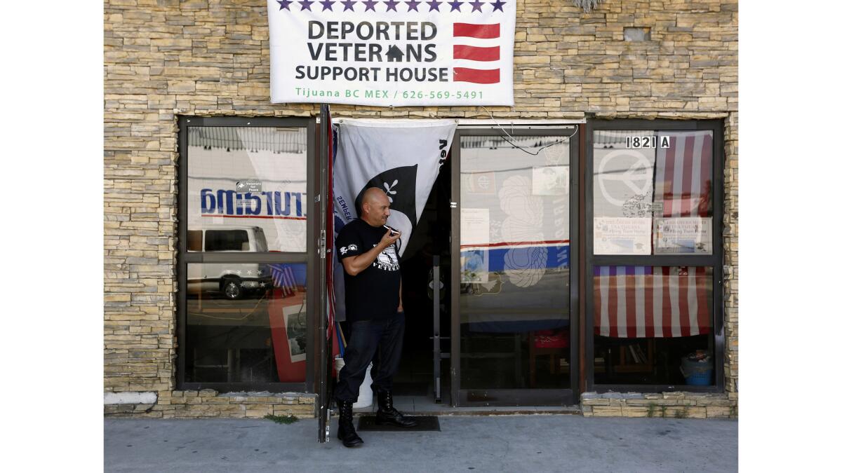Hector Barajas, 40, director and founder of the Deported Veterans Support House.