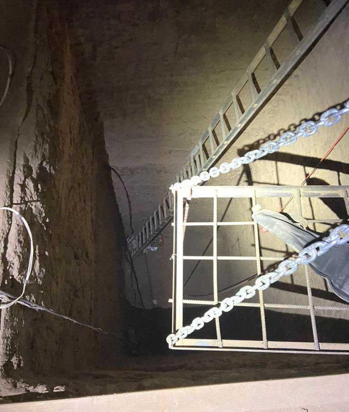 The entrance to the underground tunnel measured 12 feet by 10 feet and was discovered inside a home in Mexicali.