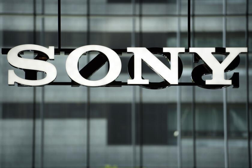 FILE - A Sony logo is seen at the headquarters of Sony Corp. on May 10, 2022, in Tokyo. Profit at Sony surged 34% in the last quarter on strong sales of its video games, music and movies, the Japanese electronics and entertainment company said Tuesday, May 14, 2024.(AP Photo/Eugene Hoshiko, File)