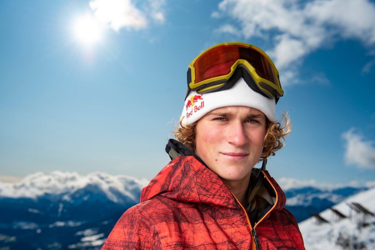La Jollan and U.S. Snowboard Team member Judd Henkes (pictured in Austria in 2019)