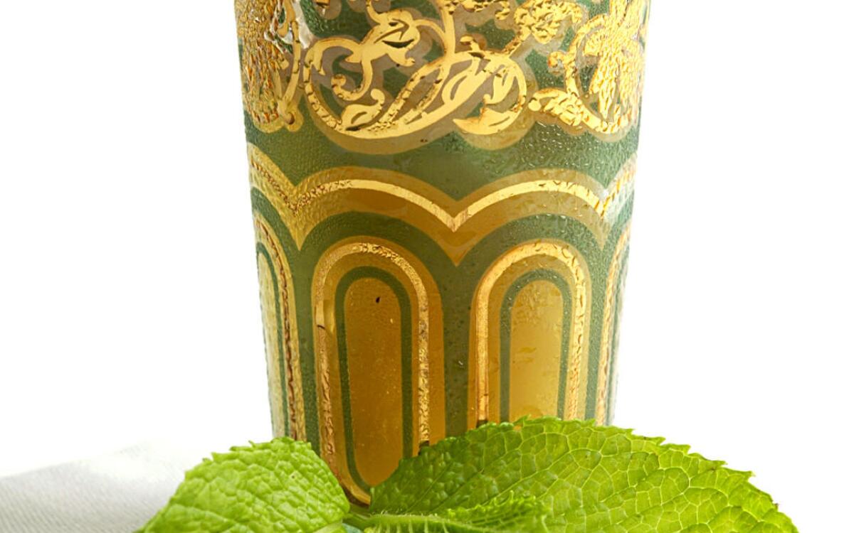 Moroccan tea ice