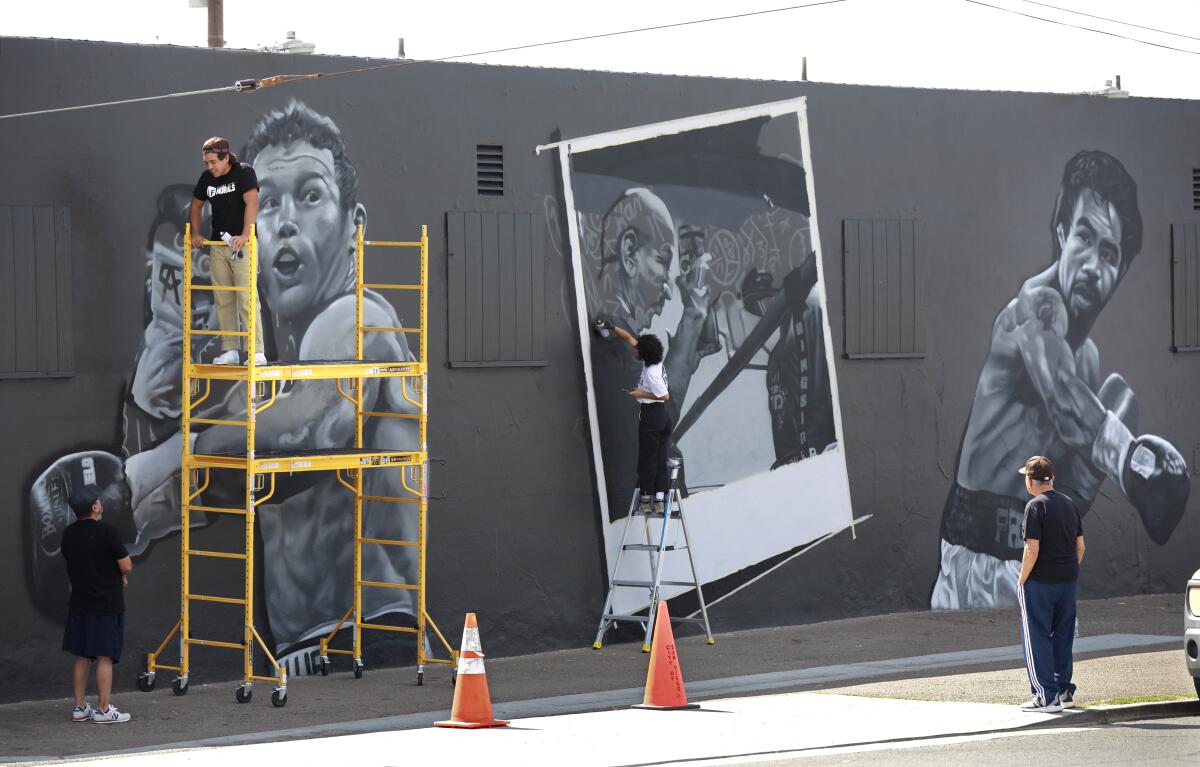 House of Boxing mural