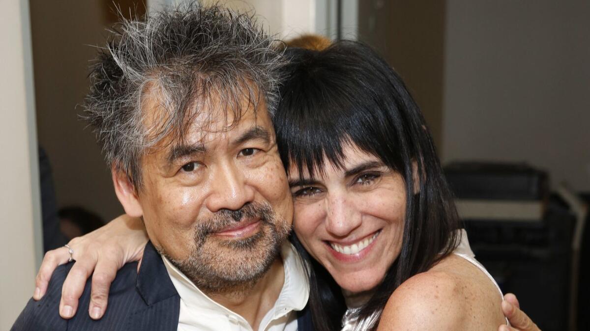 "Soft Power" co-creator David Henry Hwang and director Leigh Silverman.
